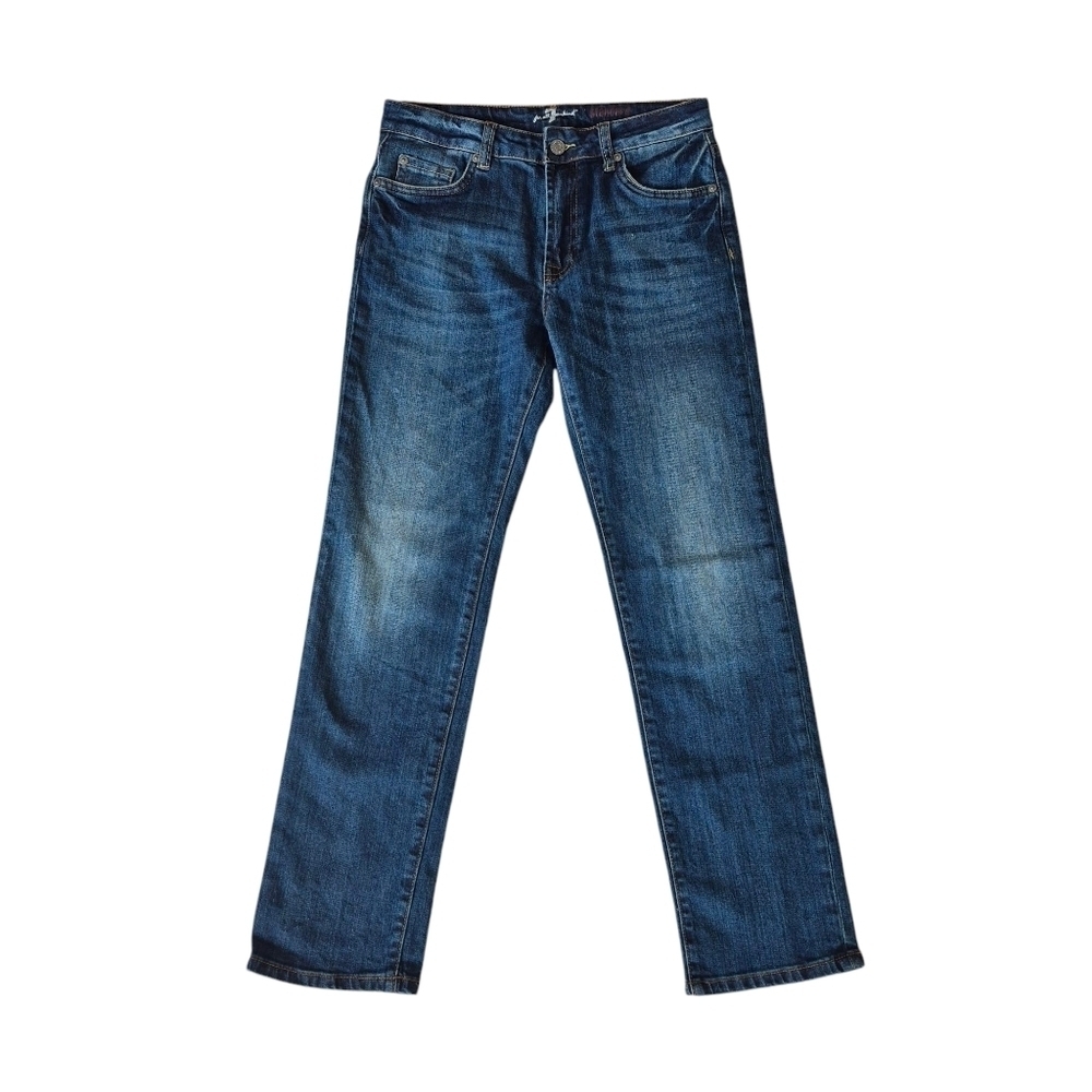 7 For All Mankind Jeans Mid Rise Slim Leg Crop